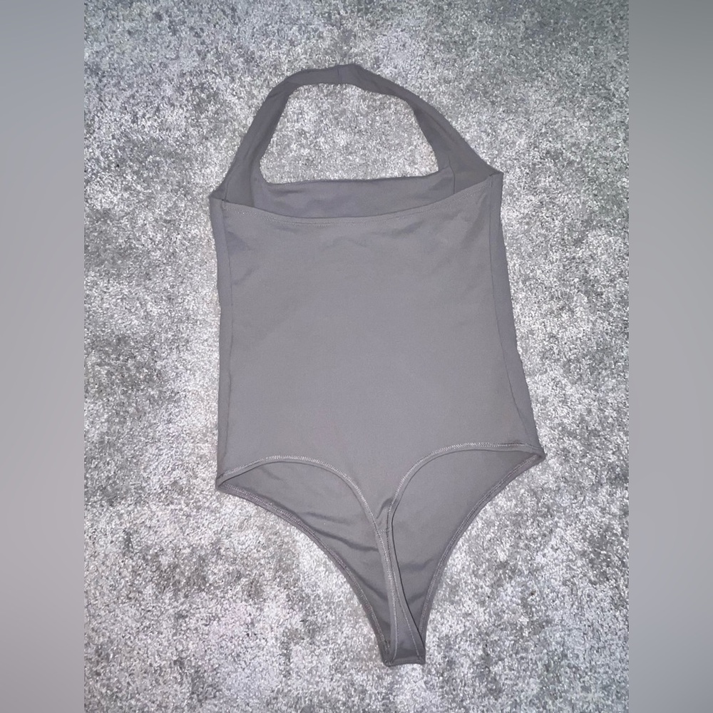 Abercrombie & Fitch Square Neck Halter Bodysuit Top Purple Size Small - Picture 4 of 6